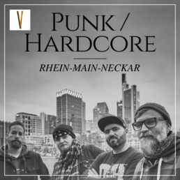 Die Hardcore-Band Nord.End aus Frankfurt auf dem Cover der Playlist 