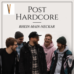 Die Post-Hardcore-Band Rising Anger aus Wiesbadens auf dem Cover der Playlist 