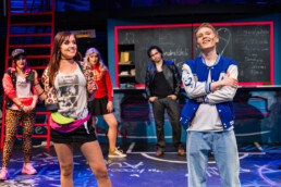 Die Klasse 10b mit Danger, Charlie und Chantal unter der Leitung von Zeki Müller