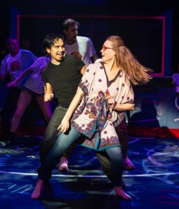 Zeki M&uuml;ller und Lisi Schnabelstedt in einer Tanzeinlage