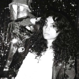 Schwarz-Weiß-Bild von Absteige