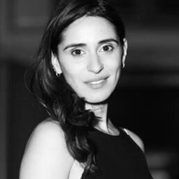 schwarz-weiß Portrait von Maryam Zaree